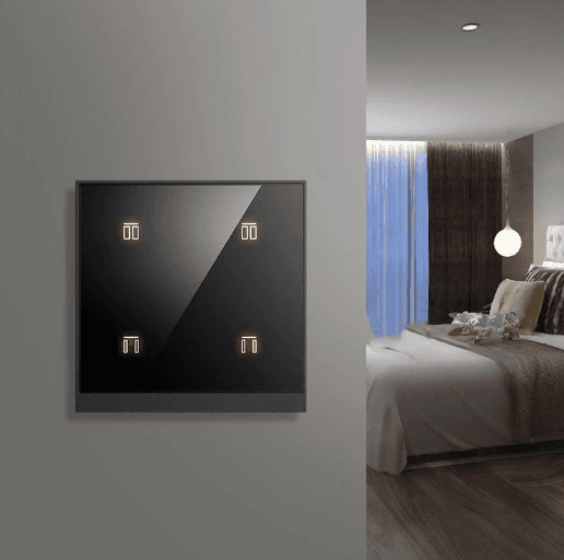 Smart control of air conditioning, heating, curtains, audio-visual devices, lighting, and doors in quick and easy ways
